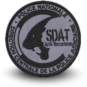 Ecusson Brodé Sdat Police Dcpj Sous-Direction Antiterroriste - 1463