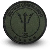 Ecusson Brode Commando Marine