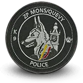 Ecusson Brodé Zp Mons / Quevy Police