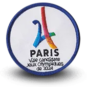 écusson brodé Jeux Olympiques PARIS 2024 JO