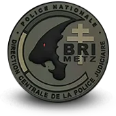 Ecusson Pvc Bri Police Brigade Recherche Intervention Metz - 1431