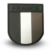 Ecusson PVC basse visibilite FRANCE