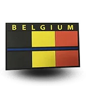 Ecusson Pvc Belgium Belgian Blue Line Police - 1799