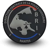 Ecusson Pvc Bri Police Brigade Recherche Intervention Nantes