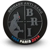 Ecusson Pvc Bri Paris - Brigade Anti-Gang Police Nationale