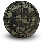 Ecusson Pvc Bri Paris - Brigade Anti-Gang Police Nationale - 1421