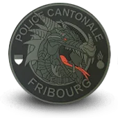 Ecusson Pvc Swiss Police Cantonale Fribourg Eli
