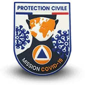 Ecusson Pvc Covid-19 Protection Civile