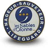 Ecusson Pvc Nageur Sauveteur Sables D'olonne