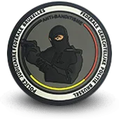Ecusson Pvc Police Judiciaire Bruxelles Anti-Banditisme