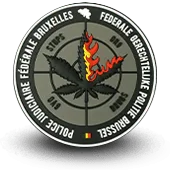 Ecusson Pvc Police Federale Bruxelles Stupefiants