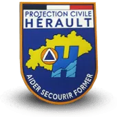 Ecusson Pvc Protection Civile Herault