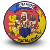 Ecusson Pvc Sapeur Pompier