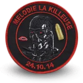 Ecusson Brodé Stand De Tir