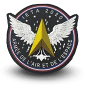 Ecusson Pvc Armée De L'air Et De L'espace Ieta