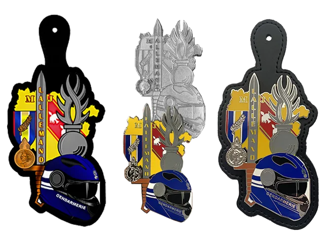pucelles et insignes personnalisés