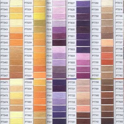 Palette couleurs écussons brodés