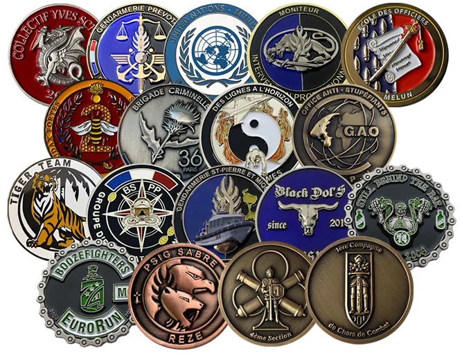 coins et médailles personnalisés