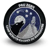 Ecusson Brodé Camp Scout Pau 2024
