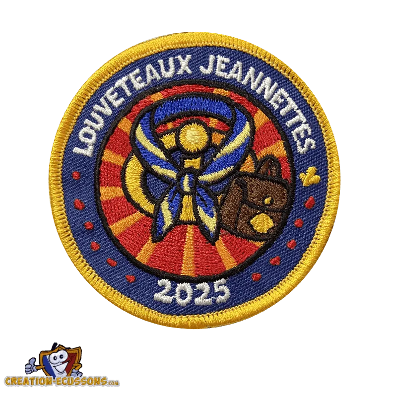 ecusson brode sgdf scouts et guide