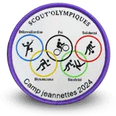 Ecusson Tissage Olympiades Scouts