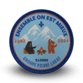 Ecusson Tisse Montagne Scout