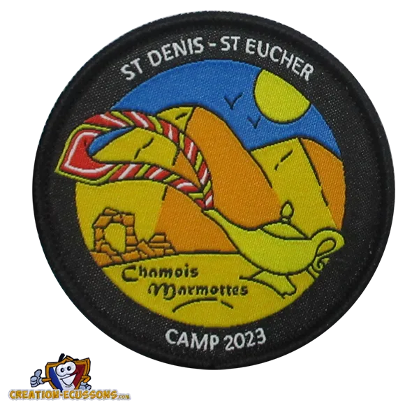 Ecusson scout sgf tissé et personnalisé Ecusson tissé haute qualité pour les scouts et guides de france.